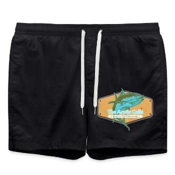 L’appel de l’Arctique relève le défi - Short de bain - noir - Devant - AI Model Male 185 light (185cm)
