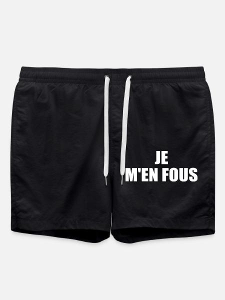 je m'en fous - Short de bain - noir