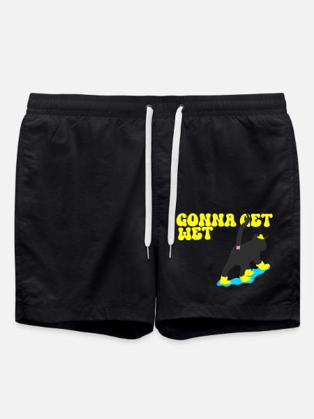 Let's get wet - Swim Trunks - black