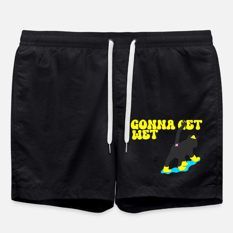 Let's get wet - Swim Trunks - black