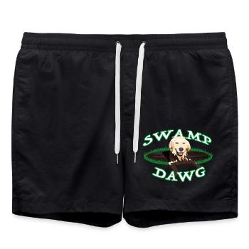 Swamp Dog - Swim Trunks - black - Front - AI Model Male 185 light (185cm)