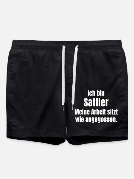 Saddler - Swim Trunks - black