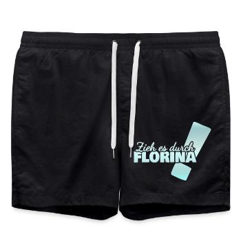 Florina - Badeshorts - Schwarz - Vorne - AI Model Male 185 light (185cm)