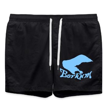 Tatouage Bokum - Short de bain - noir - Devant - AI Model Male 185 light (185cm)