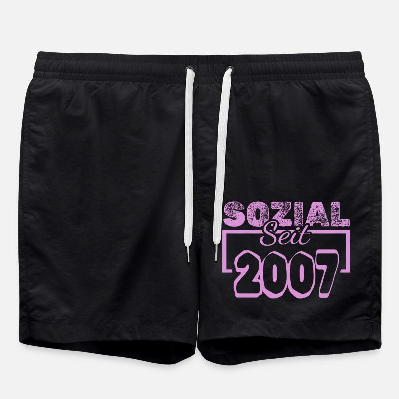 2007 - Short de bain - noir