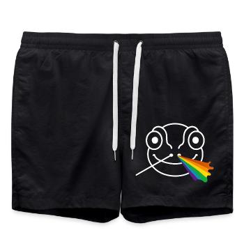 Chameleon prism - Swim Trunks - black - Front - AI Model Male 185 light (185cm)