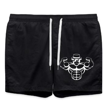 Strong Gorilla - Swim Trunks - black - Front - AI Model Male 185 light (185cm)