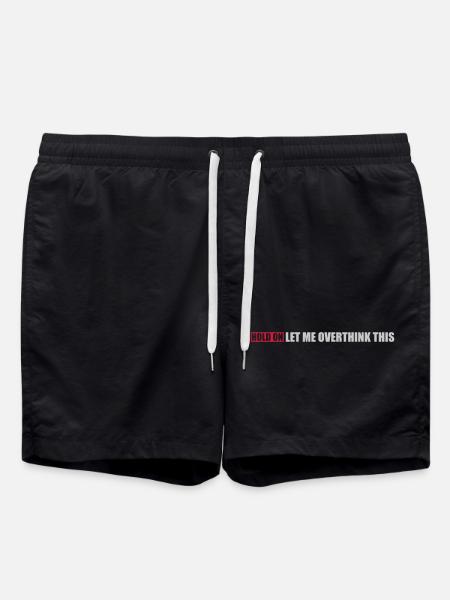 Let me overthink this - Swim Trunks - black