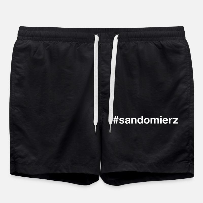 Sandomierz Polska, Poland - Swim Trunks - black