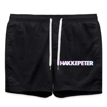 Hardtekk Tekk - Badeshorts - Schwarz - Vorne - AI Model Male 185 light (185cm)
