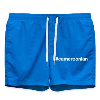 CAMEROONIAN Kamerun Hashtag - Badeshorts - Cobalt blue - Vorne
