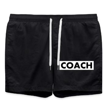 COACH - Short de bain - noir - Devant - AI Model Male 185 light (185cm)