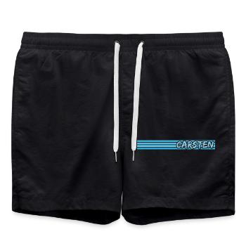 Style Carsten - Swim Trunks - black - Front - AI Model Male 185 light (185cm)