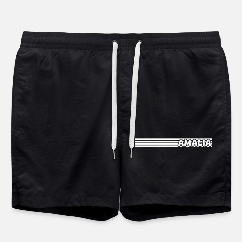 Nom masculin : Amalia - Short de bain - noir