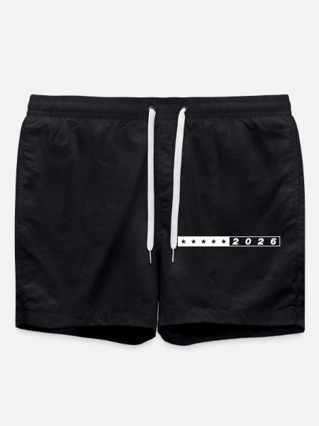 2026 Star Icon - Swim Trunks - black