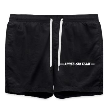 L’équipe de ski APRrès - Short de bain - noir - Devant - AI Model Male 185 light (185cm)