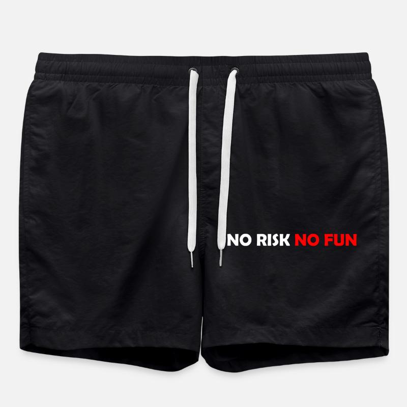 No Risk No Fun - Short de bain - noir