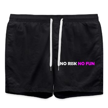 No Risk - Swim Trunks - black - Front - AI Model Male 185 light (185cm)