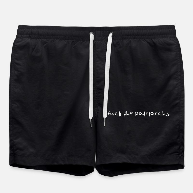 Merde au patriarcat - Short de bain - noir