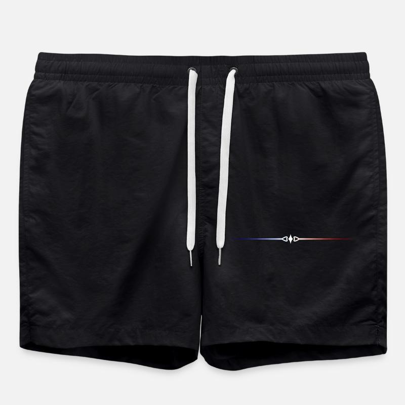 French flag - Swim Trunks - black