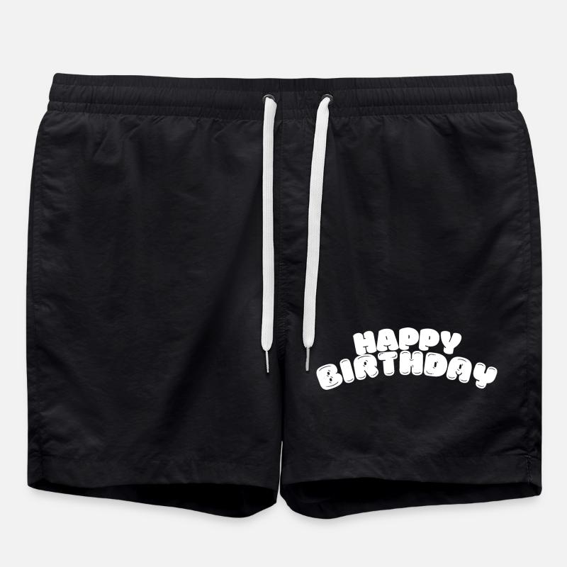 Bon anniversaire - Short de bain - noir