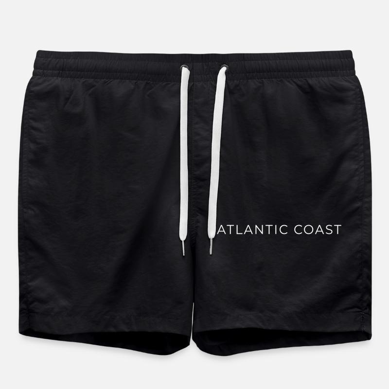 ATLANTIC COAST – Minimalistischer Stil - Badeshorts - Schwarz