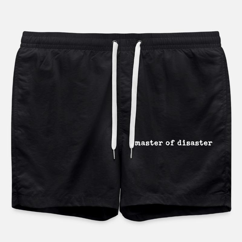 master of disaster - Badeshorts - Schwarz