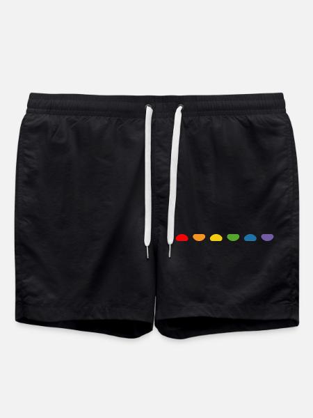 Rainbow Nugget - Swim Trunks - black