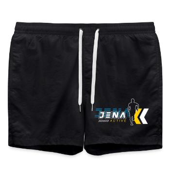 Jena Active Run - Swim Trunks - black - Front - AI Model Male 185 light (185cm)