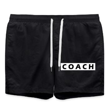 COACH - Swim Trunks - black - Front - AI Model Male 185 light (185cm)
