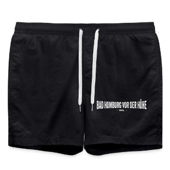 Bad Homburg Vor Der Höhe Original - Badeshorts - Schwarz - Vorne - AI Model Male 185 light (185cm)