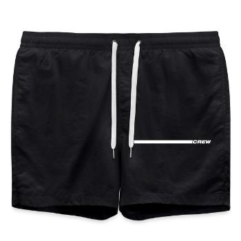 Crew Linie Element - Badeshorts - Schwarz - Vorne - AI Model Male 185 light (185cm)