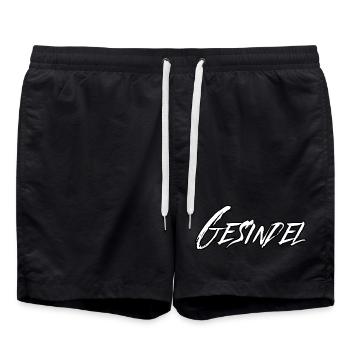 Gesindel wahrhaftige Degeneration - Badeshorts - Schwarz - Vorne - AI Model Male 185 light (185cm)