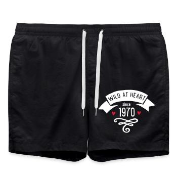 1970 - Swim Trunks - black - Front - AI Model Male 185 light (185cm)
