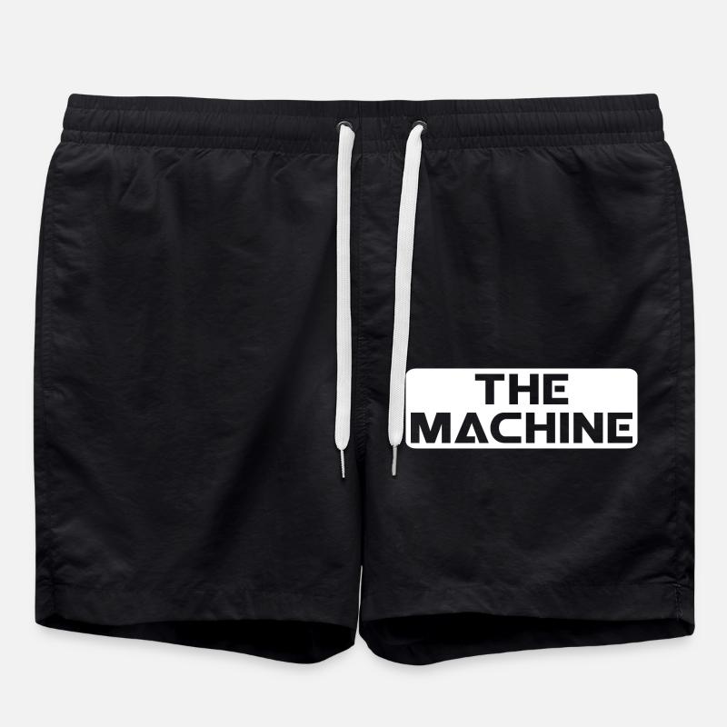 THE MACHINE new - Swim Trunks - black