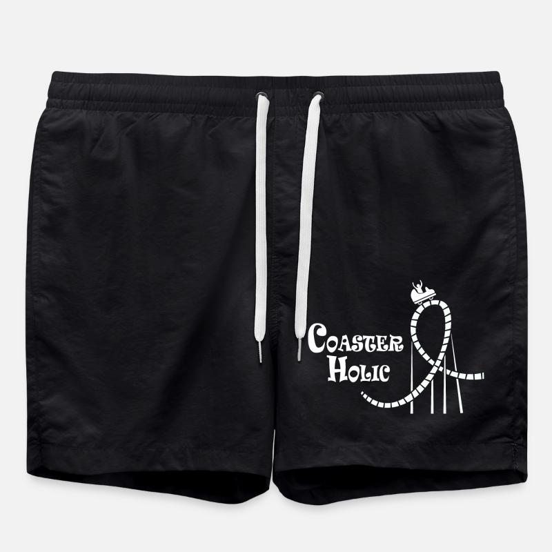 Roller coaster engineer - Swim Trunks - black