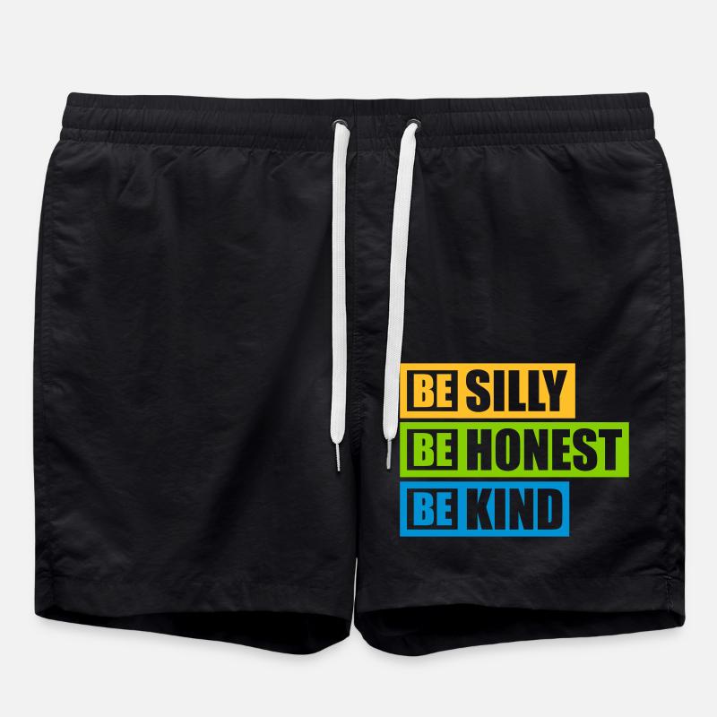 Silly Honest Child - Swim Trunks - black