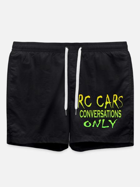 RC Cars Conversations Only - Swim Trunks - black
