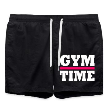 Gym - Short de bain - noir - Devant - AI Model Male 185 light (185cm)