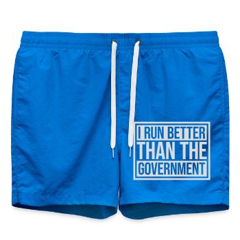 mieux fonctionner que le gouvernement - Short de bain - cobalt blue - Devant