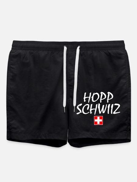Hopp schwiiz - Swim Trunks - black