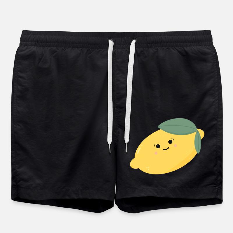 Citron Doux Kawaii - Short de bain - noir