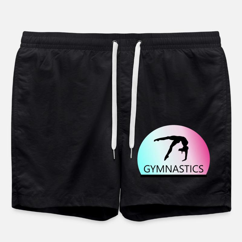 Gymnastics, Gymnastics, Gymnastics - Swim Trunks - black