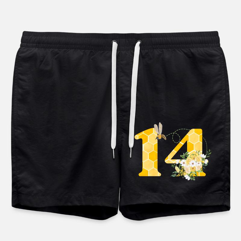 14e anniversaire abeille - Short de bain - noir