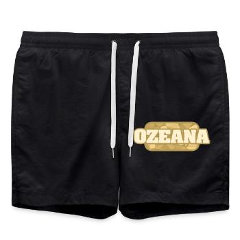 Ozeana als Gesundheit - Badeshorts - Schwarz - Vorne - AI Model Male 185 light (185cm)