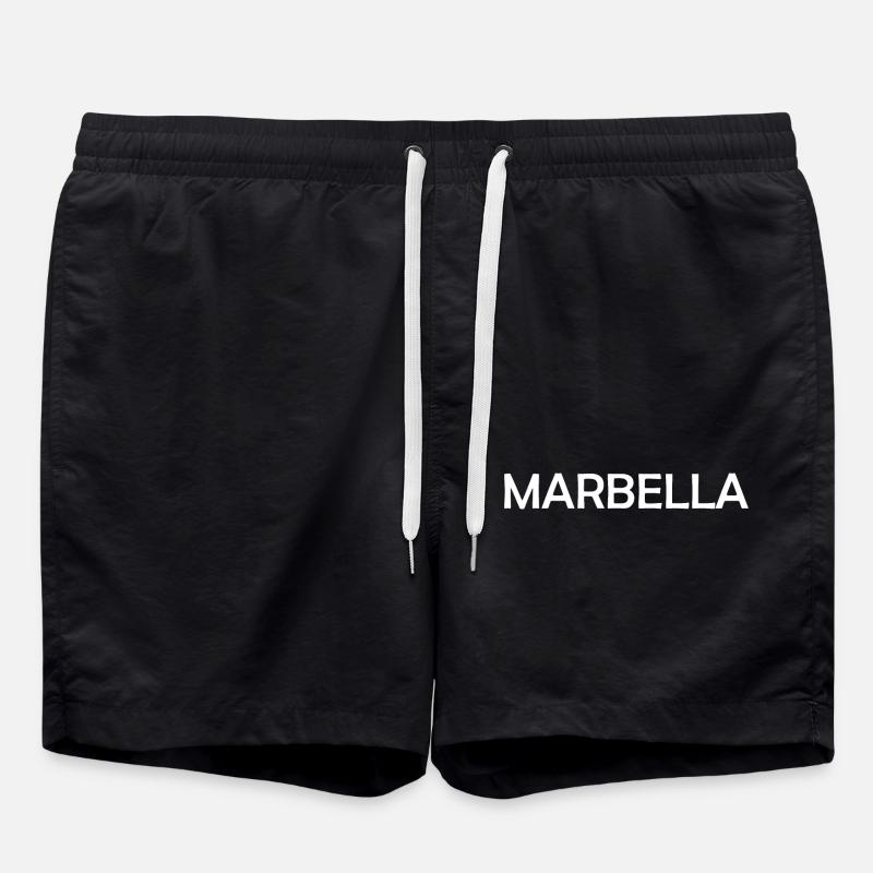 Marbella España Espagne Espagnol - Short de bain - noir