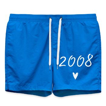 2008 Herzgeburtstag - Badeshorts - Cobalt blue - Vorne