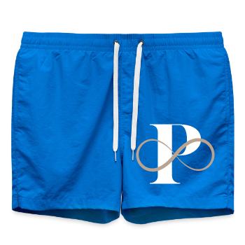 Lettre P infinie - Short de bain - cobalt blue - Devant