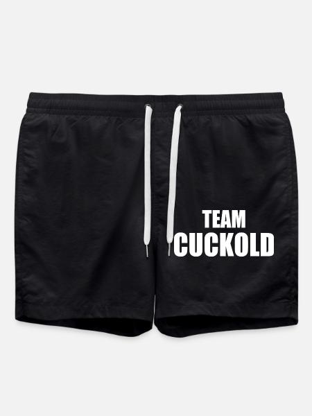 Team cuckold - Swim Trunks - black