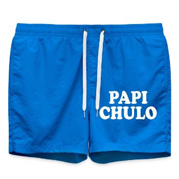 Papi chulo - Swim Trunks - cobalt blue - Front